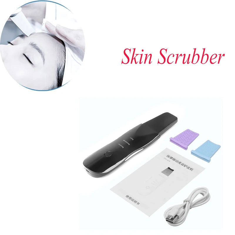 Ultrasonic face scrubber
