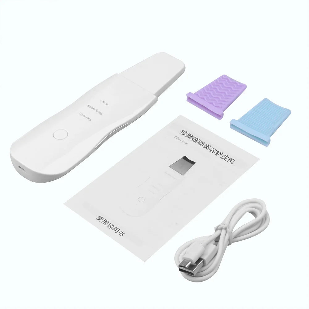Ultrasonic face scrubber
