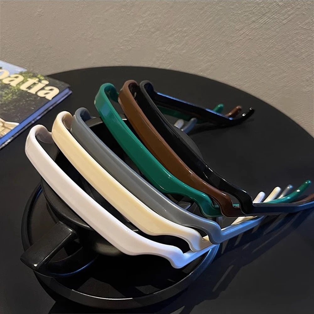 Eyeglass effect headband/temple headband