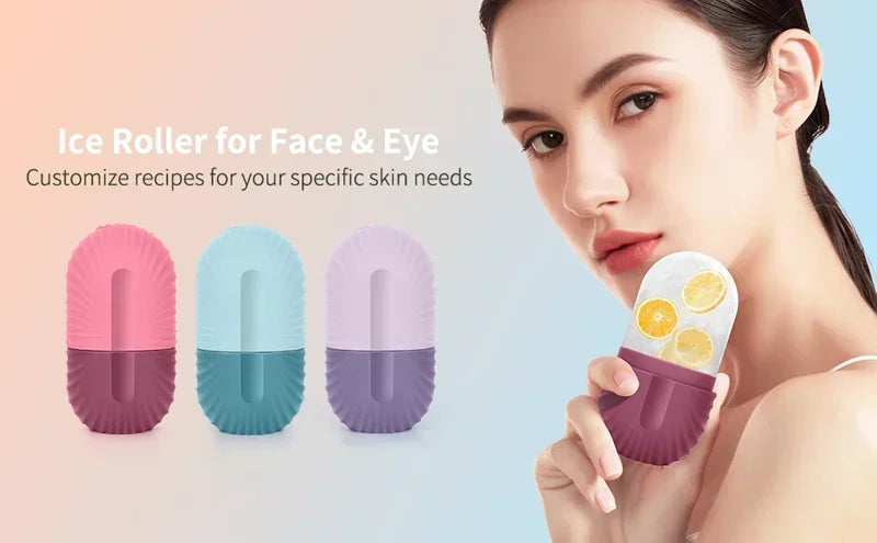 Silicone ice mold for skincare