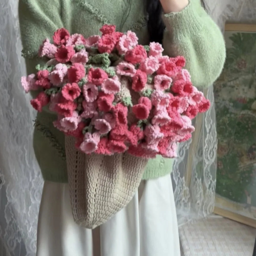 Crochet Flower Bouquet Blanket