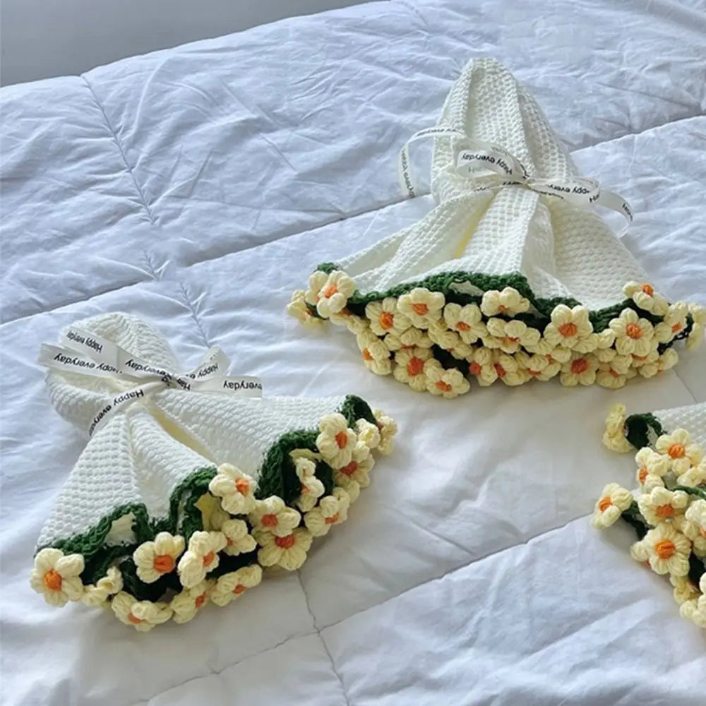 Crochet Flower Bouquet Blanket