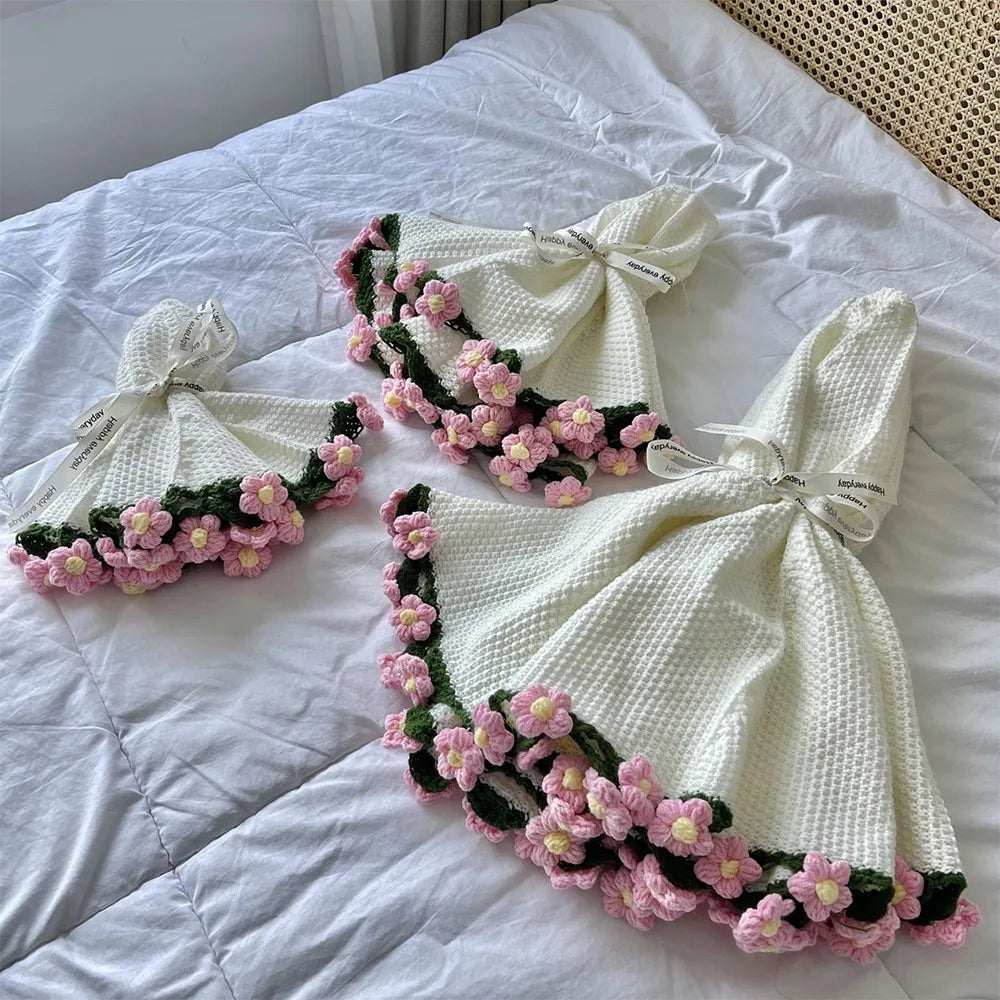 Crochet Flower Bouquet Blanket