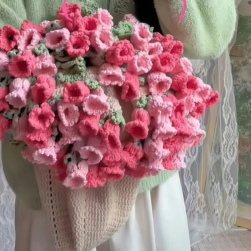 Crochet Flower Bouquet Blanket
