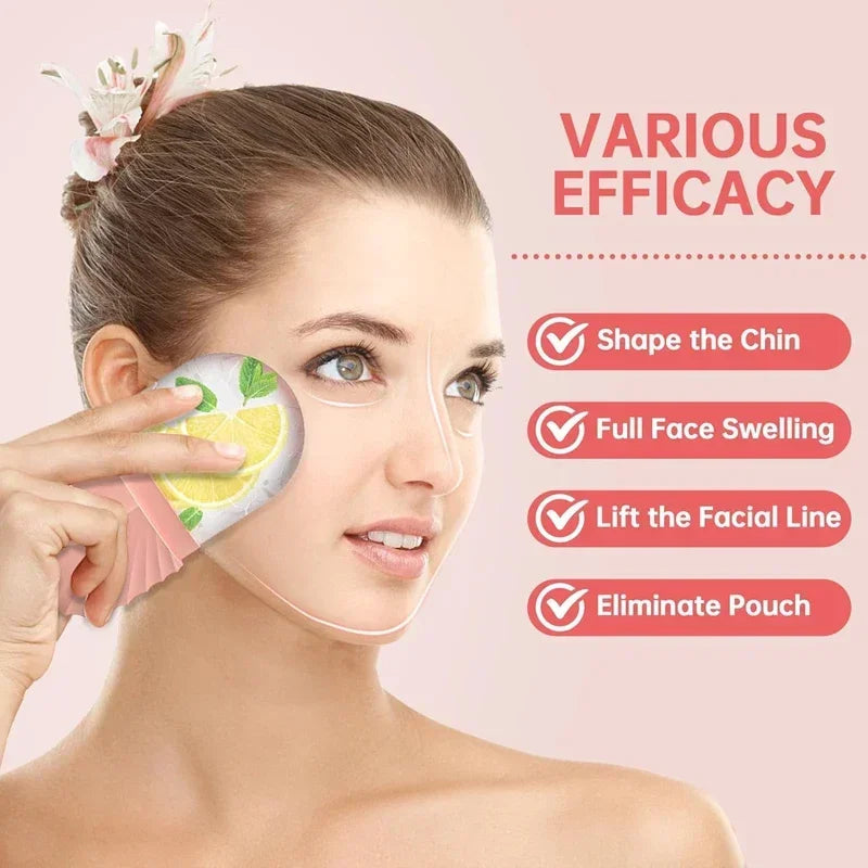 Silicone ice mold for skincare