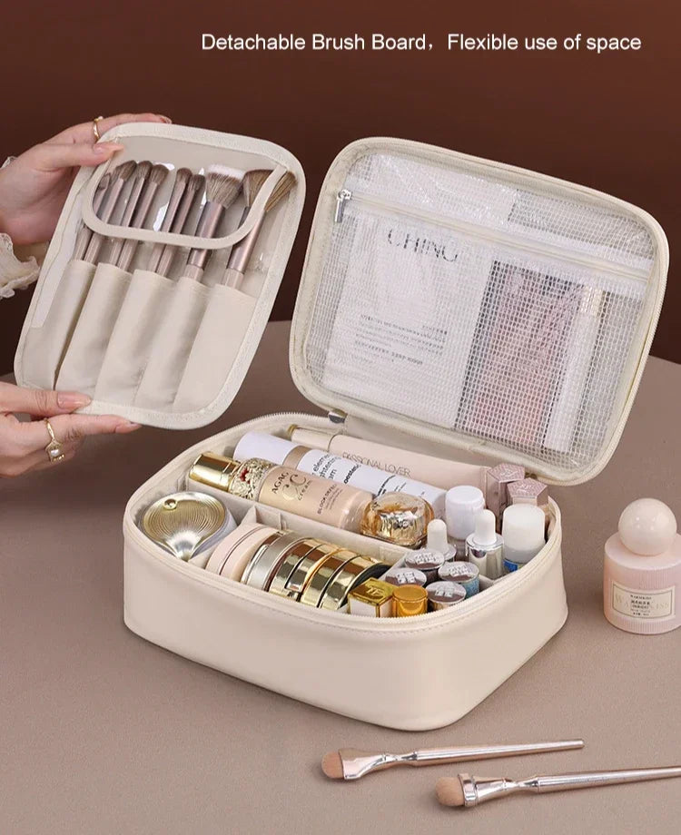 Double-Layer Travel Makeup Organizer