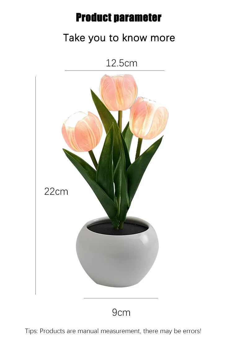 LED Tulip Night Light
