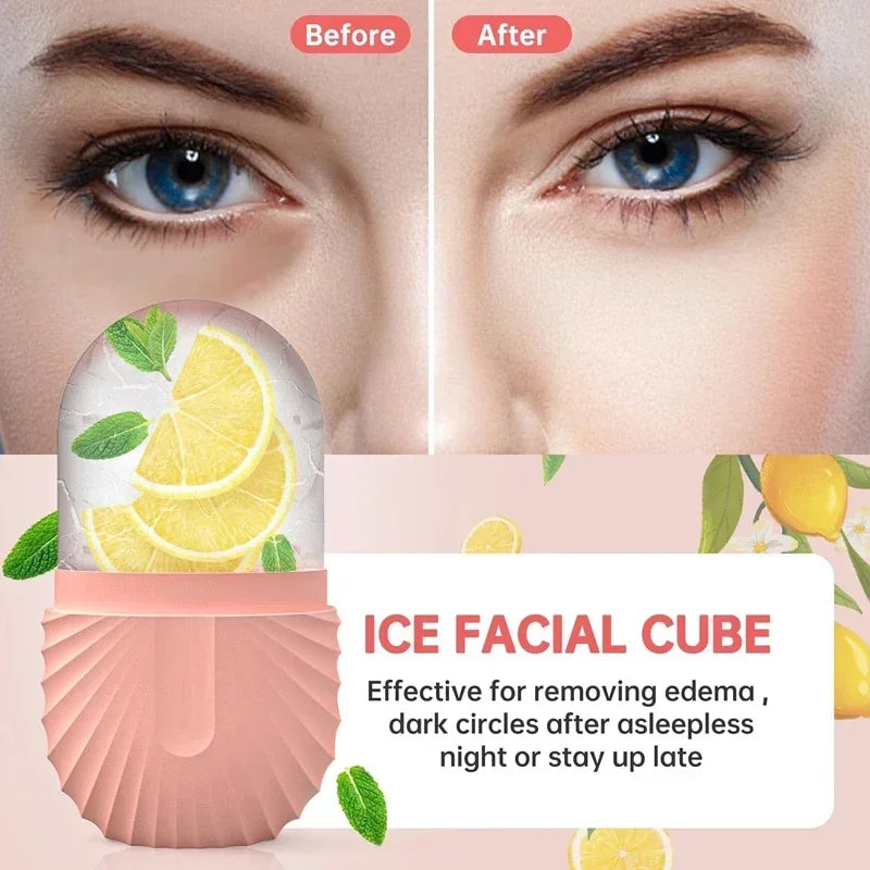 Silicone ice mold for skincare