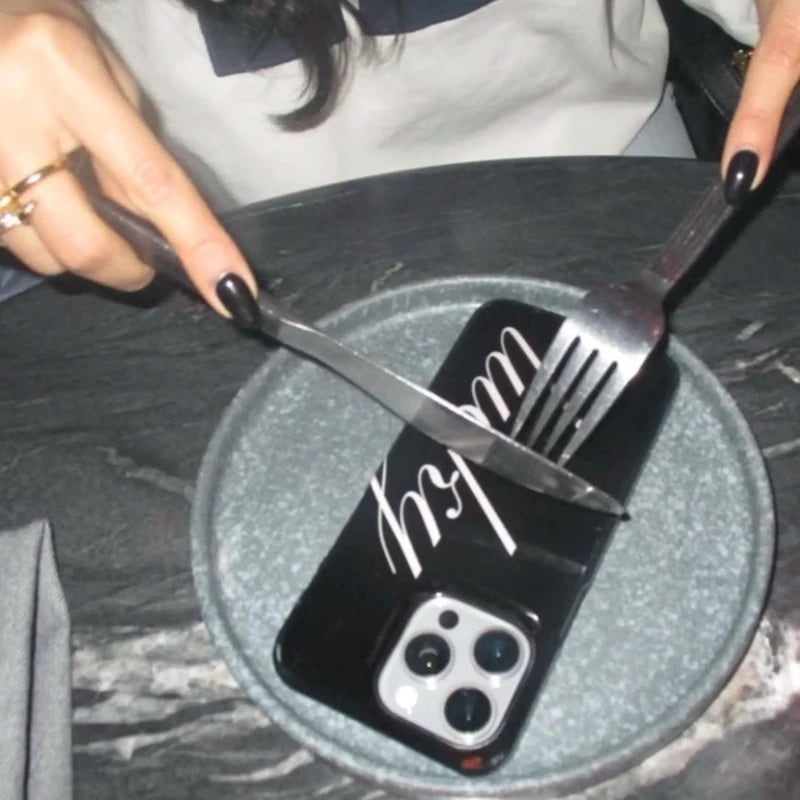 Lucky Y2K Letter Phone Case