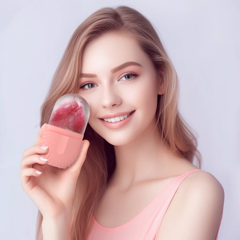 Silicone ice mold for skincare