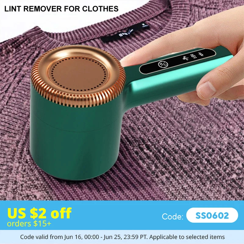 Rechargeable Fabric Lint Remover