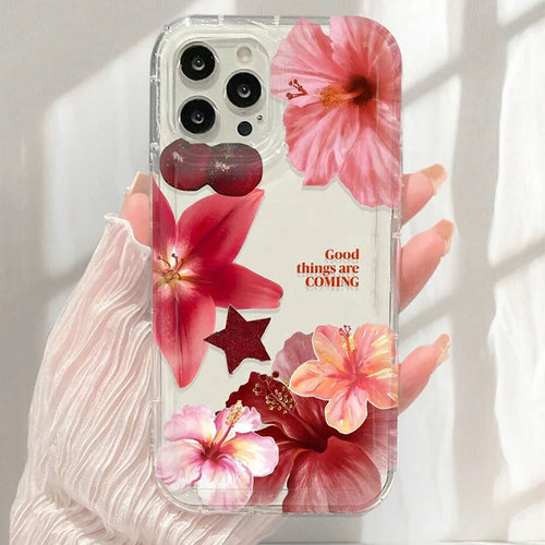 Cherry Blossom Clear Phone Case