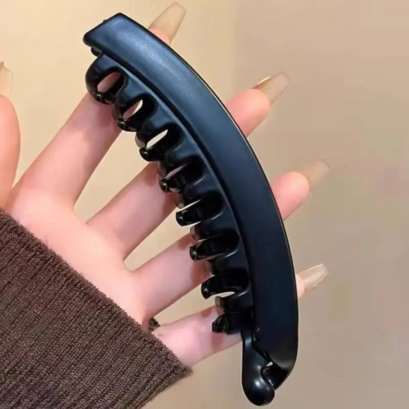 Tortoiseshell Banana Hair Clip 🐢✨