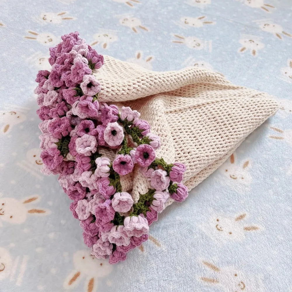 Crochet Flower Bouquet Blanket