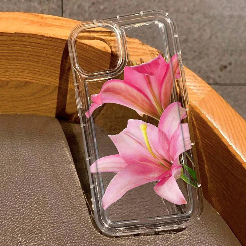 Cherry Blossom Clear Phone Case