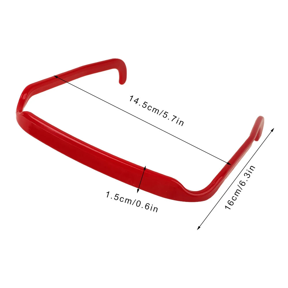 Eyeglass effect headband/temple headband