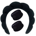 3pcs Spa Headband & Wristband Set