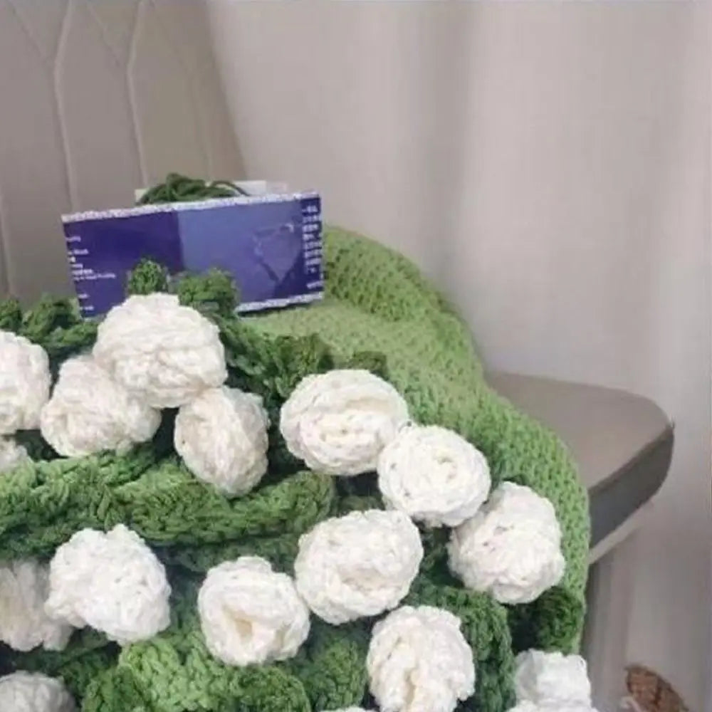 Crochet Flower Bouquet Blanket