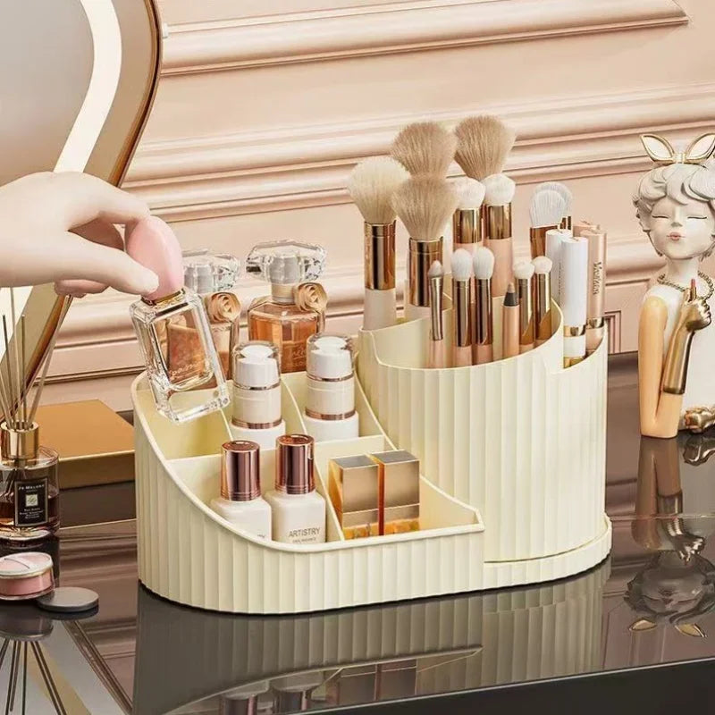 360° Rotating Vanity Makeup Organizer