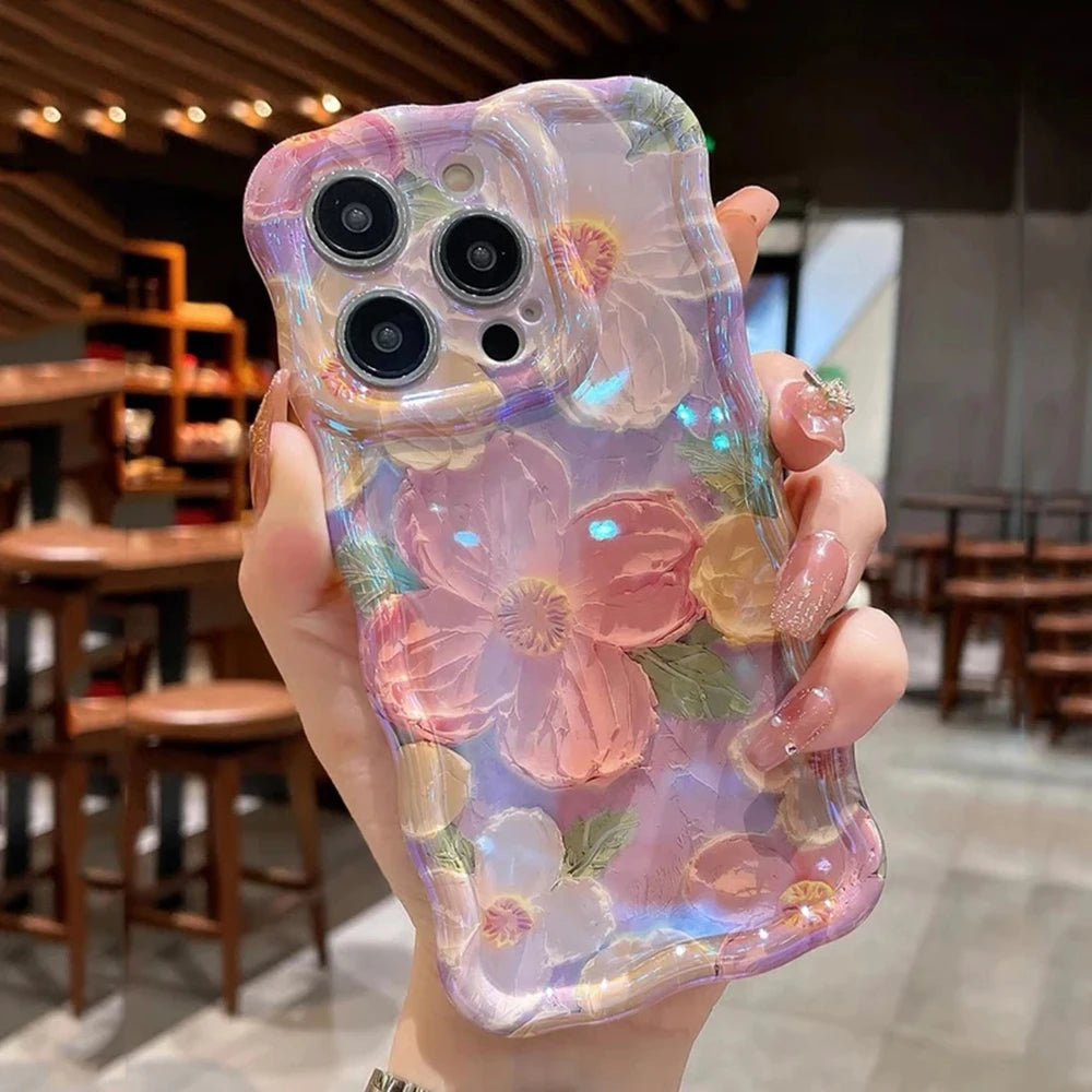 Retro Floral Oil Painting Phone Case