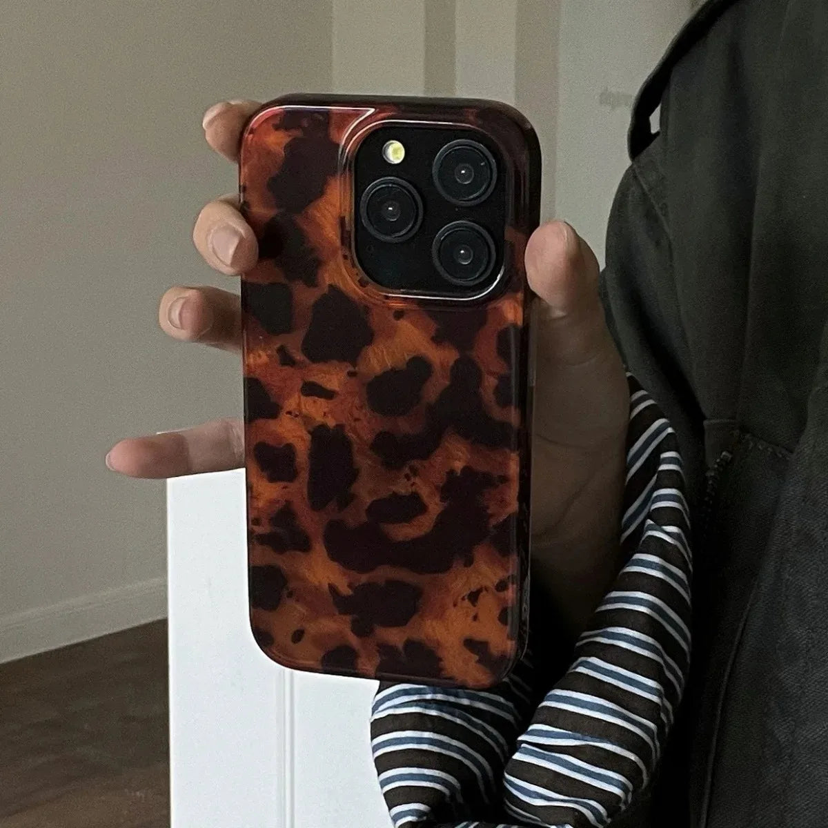 Amber Leopard Print Phone Case