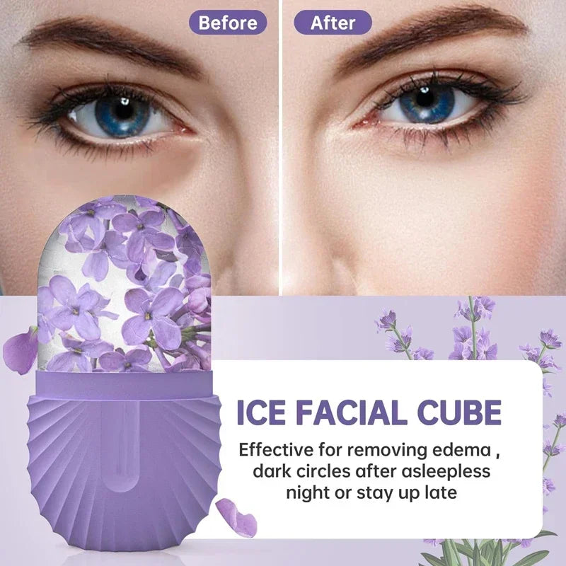 Silicone ice mold for skincare