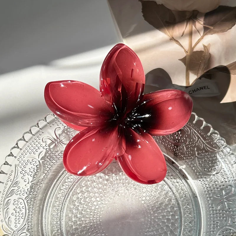 Flower Hair Claw Clips