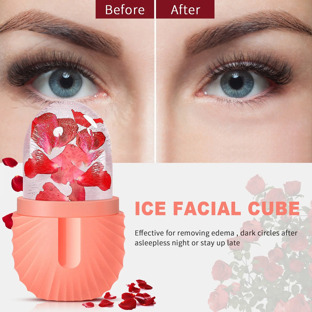 Silicone ice mold for skincare