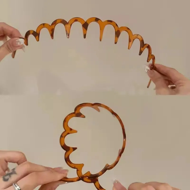 2pcs Non-Slip Hair Comb Headbands