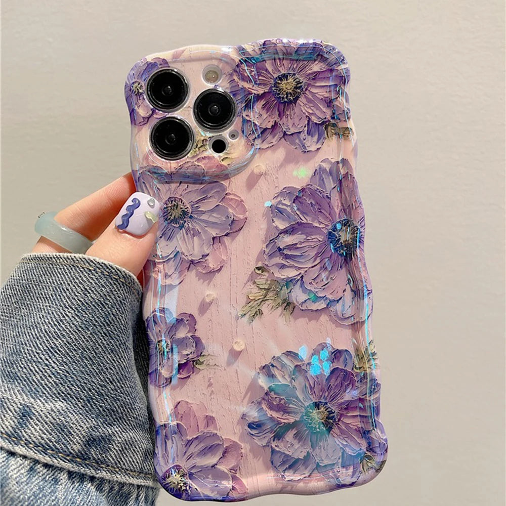 Retro Floral Oil Painting Phone Case