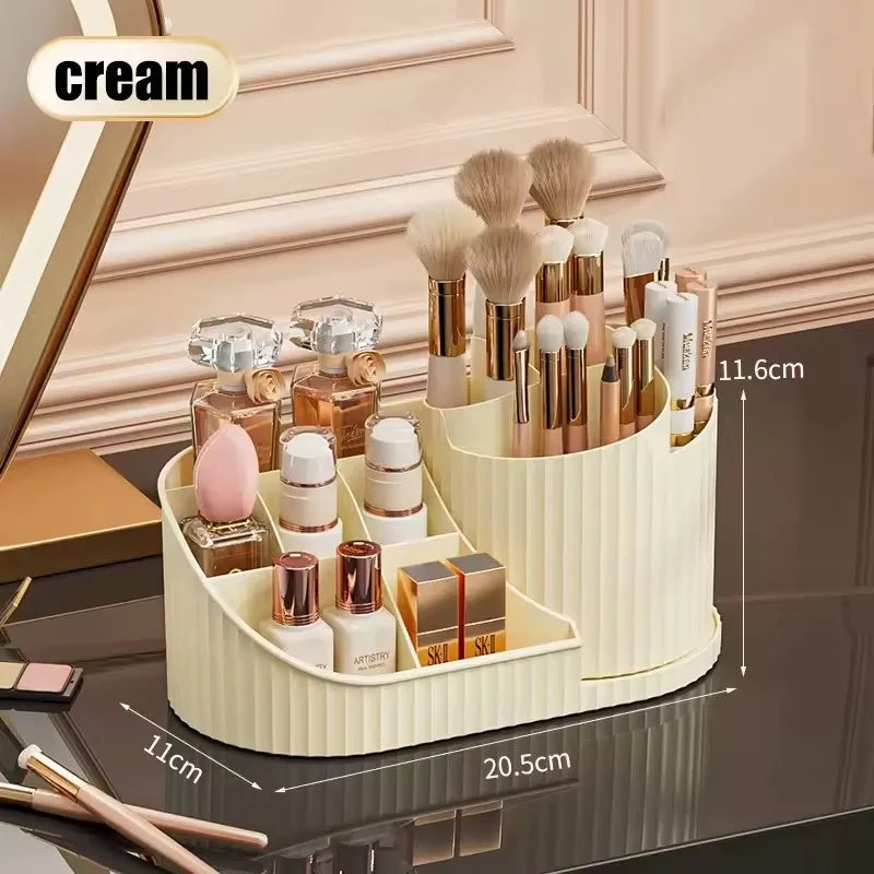 360° Rotating Vanity Makeup Organizer