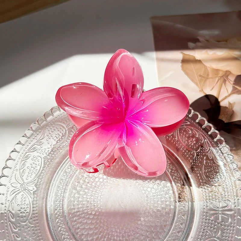 Flower Hair Claw Clips