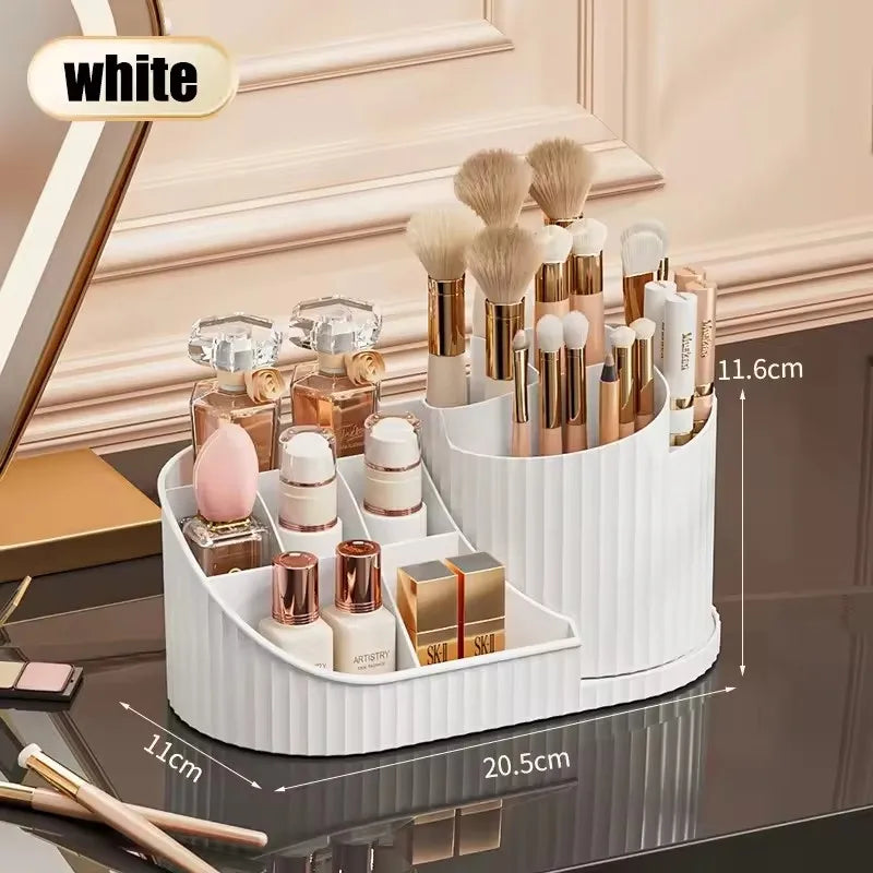 360° Rotating Vanity Makeup Organizer