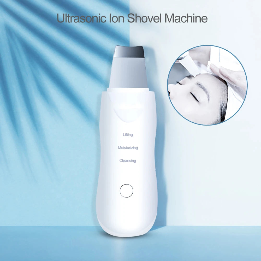 Ultrasonic face scrubber