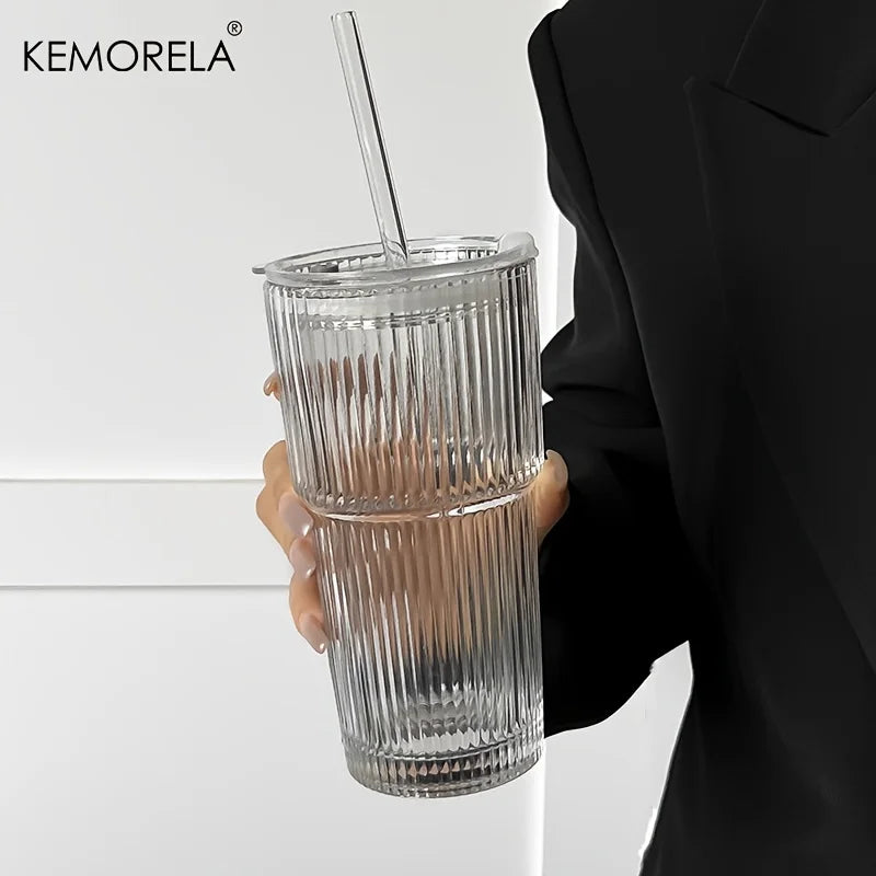 Stripe Glass Cup