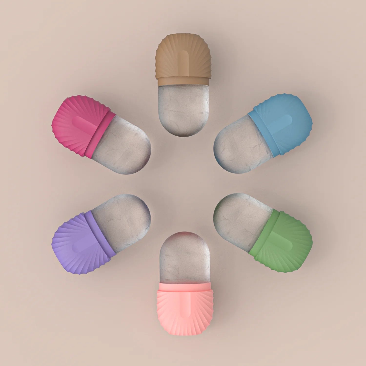 Silicone ice mold for skincare