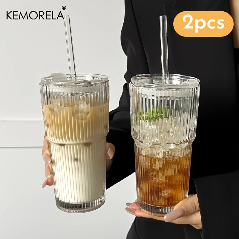 Stripe Glass Cup