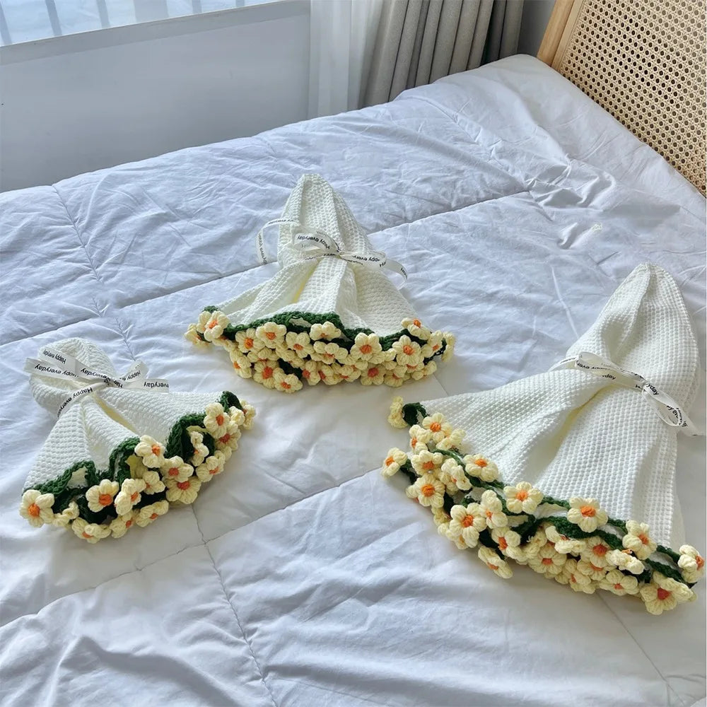 Crochet Flower Bouquet Blanket