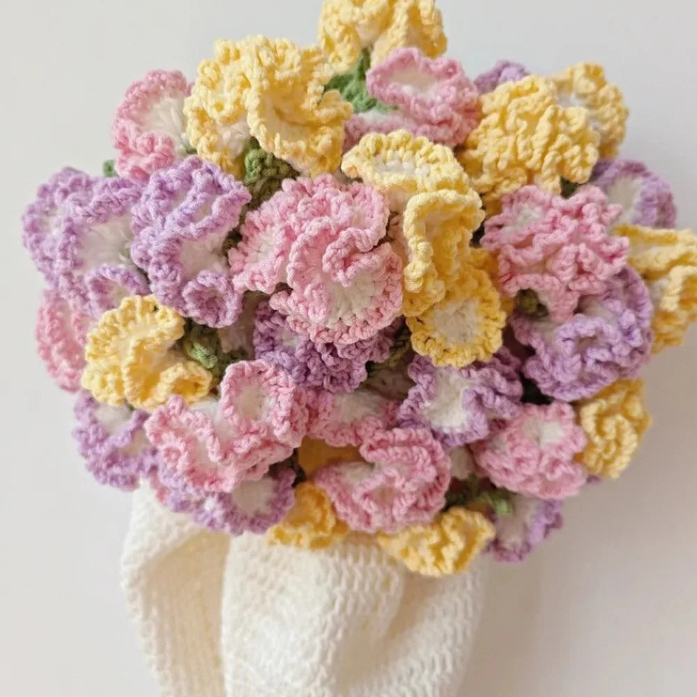 Crochet Flower Bouquet Blanket