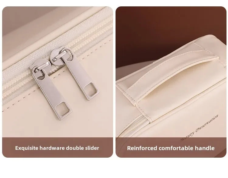 Double-Layer Travel Makeup Organizer