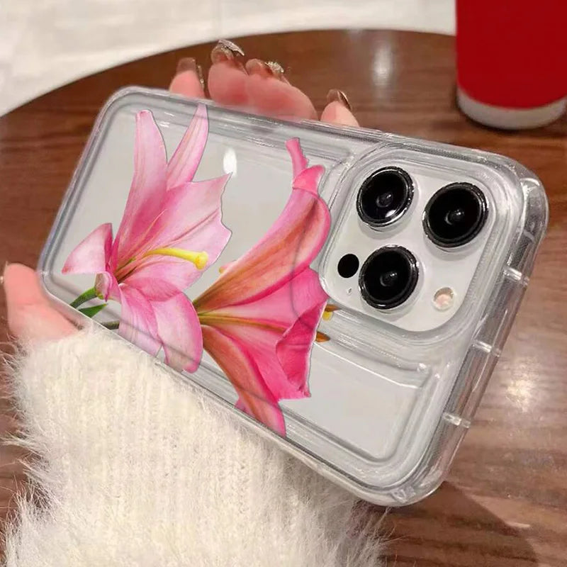 Cherry Blossom Clear Phone Case