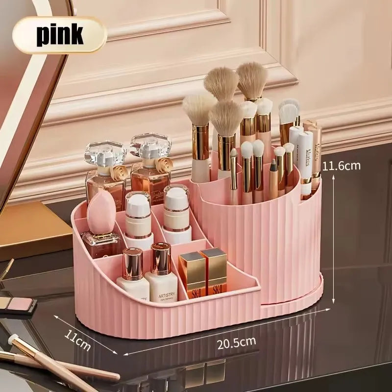 360° Rotating Vanity Makeup Organizer