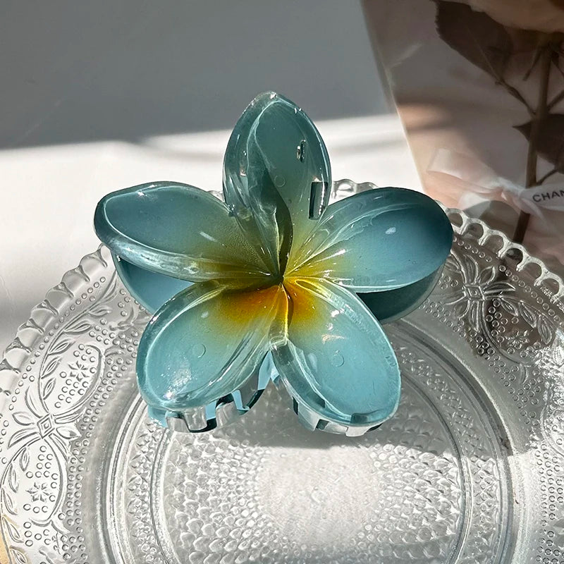Flower Hair Claw Clips