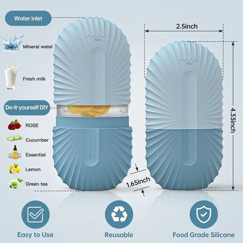 Silicone ice mold for skincare