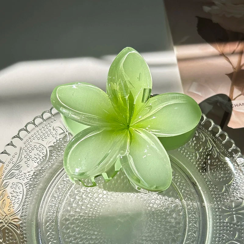 Flower Hair Claw Clips