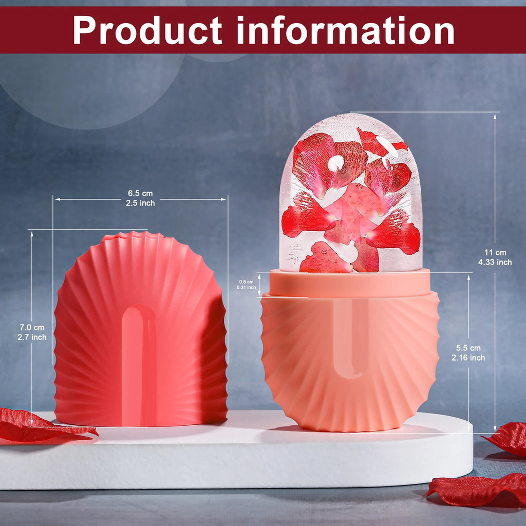 Silicone ice mold for skincare
