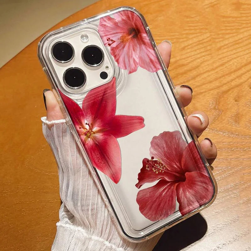 Cherry Blossom Clear Phone Case