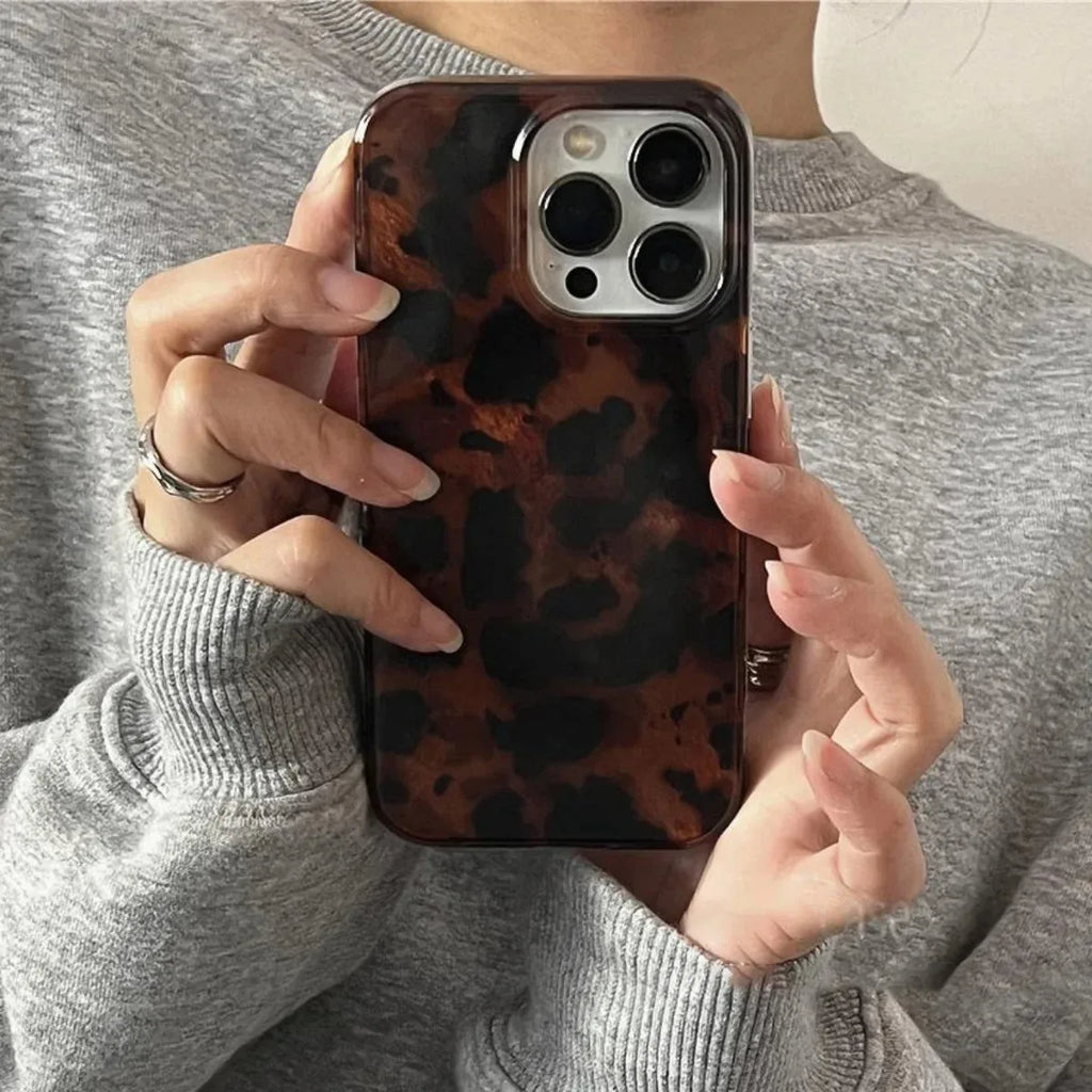 Amber Leopard Print Phone Case