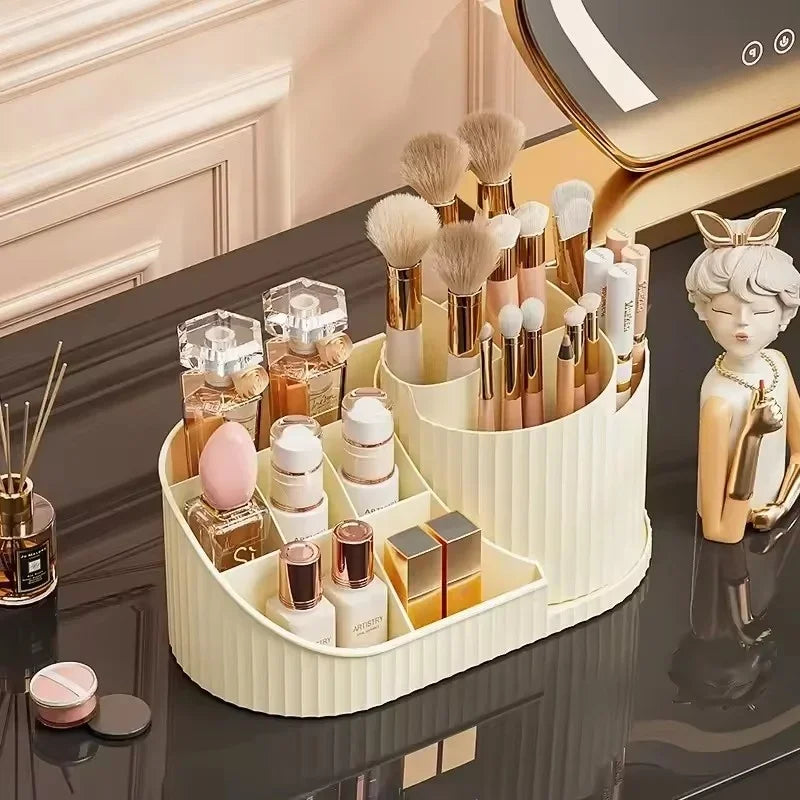 360° Rotating Vanity Makeup Organizer