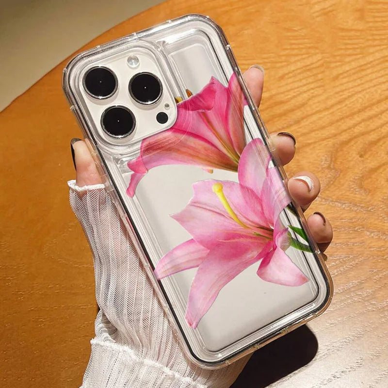 Cherry Blossom Clear Phone Case